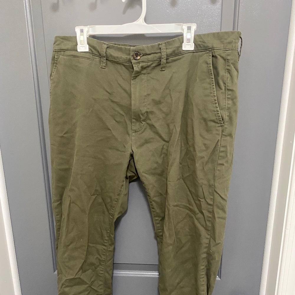Goodfellow Green Chinos